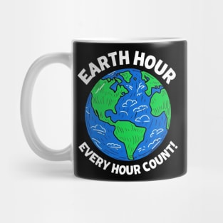 Earth Hour Every Hour Count Mug